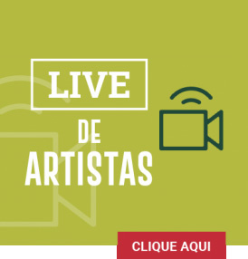 Botão LIVE DE ARTISTAS