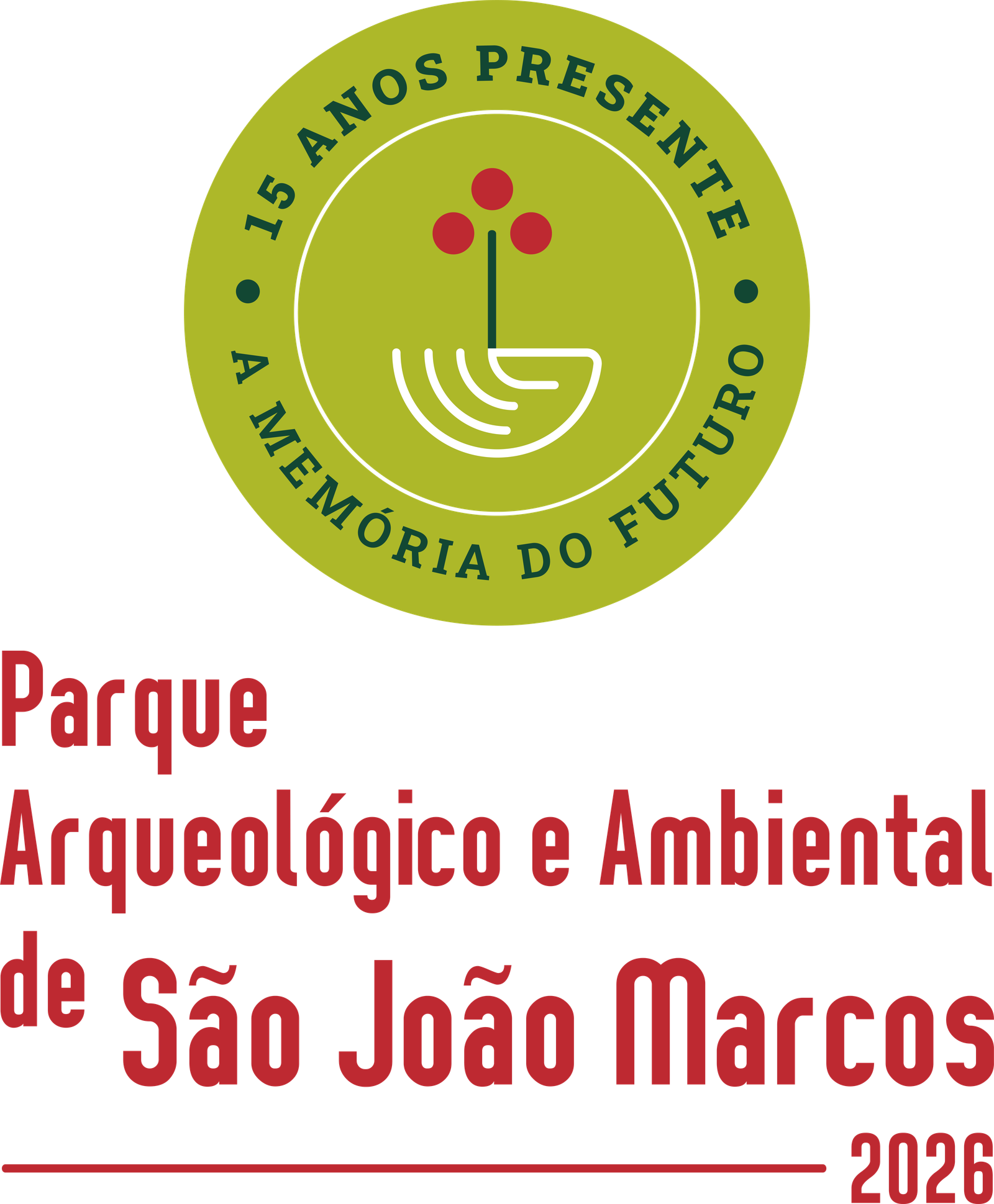 Selo Comemorativo 15 anos de Parque Arqueológico e Ambiental de São João Marcos 2026 - vertical